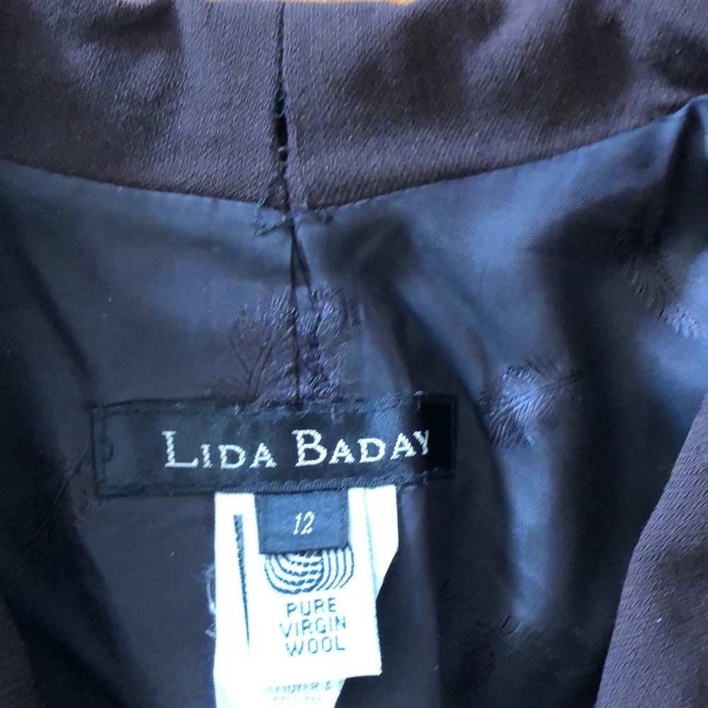 Lida Baday Vintage Pure Virgin Wool Jacket / Woman’s Size 12 - Picture 3 of 8